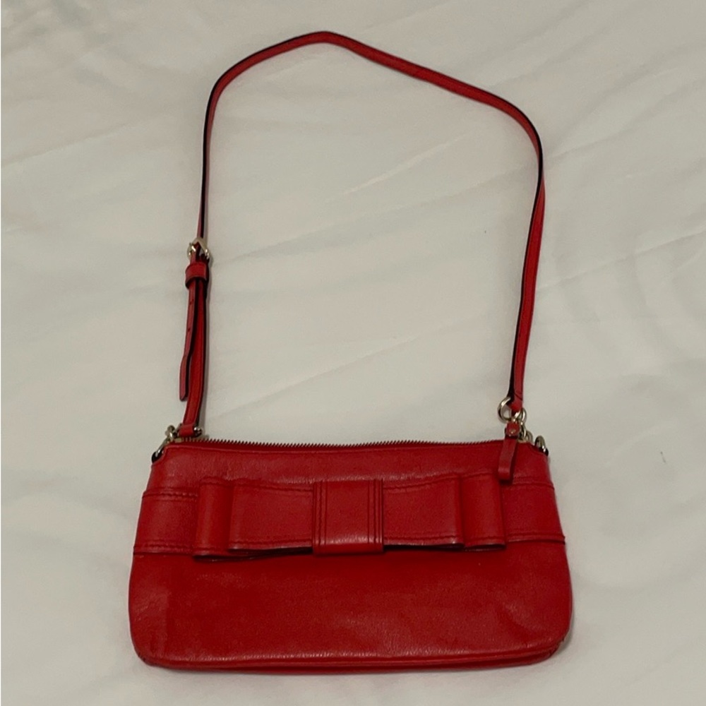 Kate Spade cross body  red leather bag